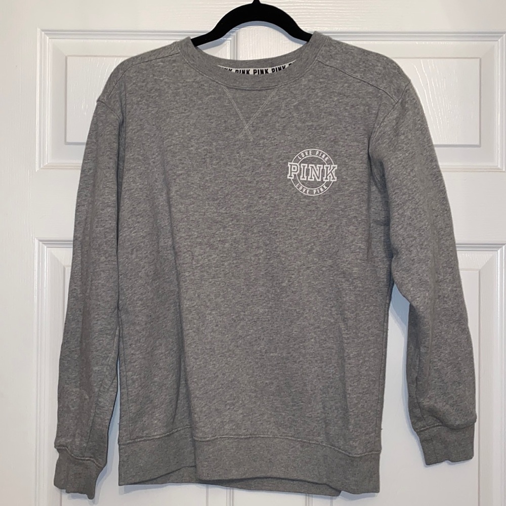 PINK GREY SWEATSHIRT EXCELLENT CONDITION